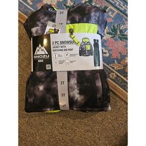 Snozu Kids 2pc Snowsuit Jacket With Matching Bib Pants